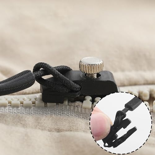 Ceeyoll Fermeture Éclair Clippers 15 Pièces Durable Pas Facile à Déformer Adapté aux Vestes Jeans Sacs Réparation