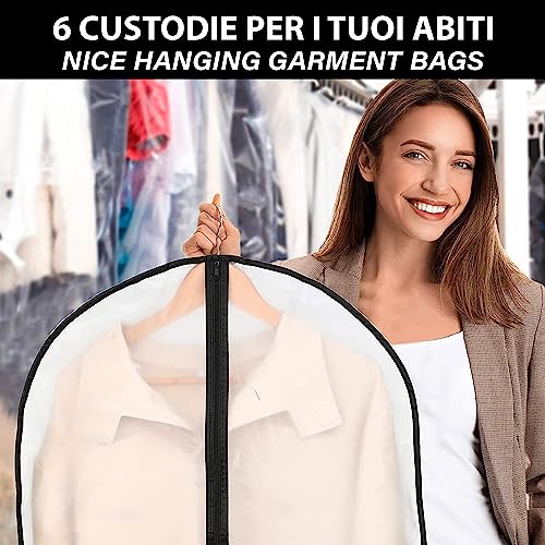 Vêtements IPEA Housses Anti-poussière et Anti-mites Protection Taches 60x137CM